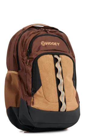 Hooey Men's OX Chocolate & Caramel Water Resistant Backpack
