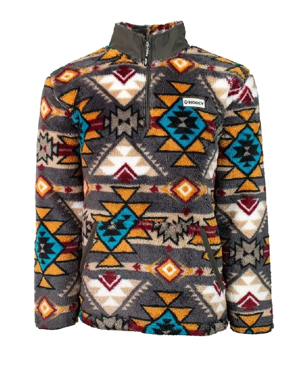 Hooey Men's Fleece Aztec Pullover