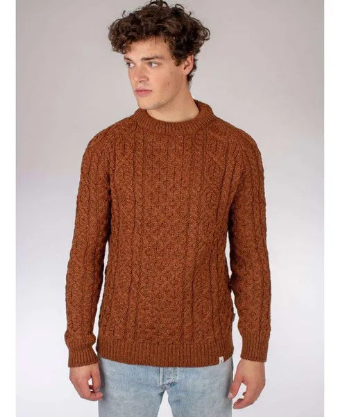 Hudson Aran Jumper Cinnamon