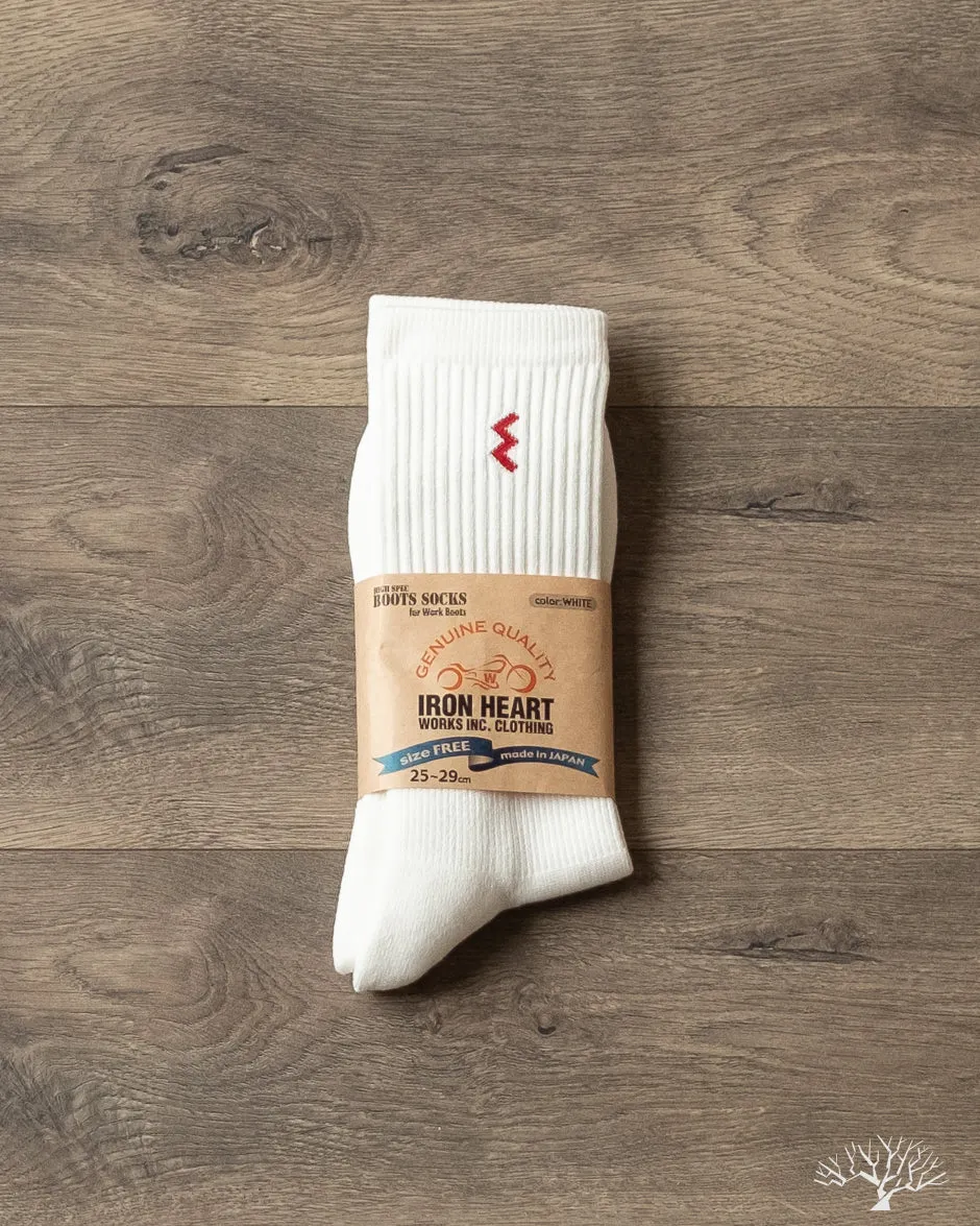 IHG-030 Work Boot Socks - Off White