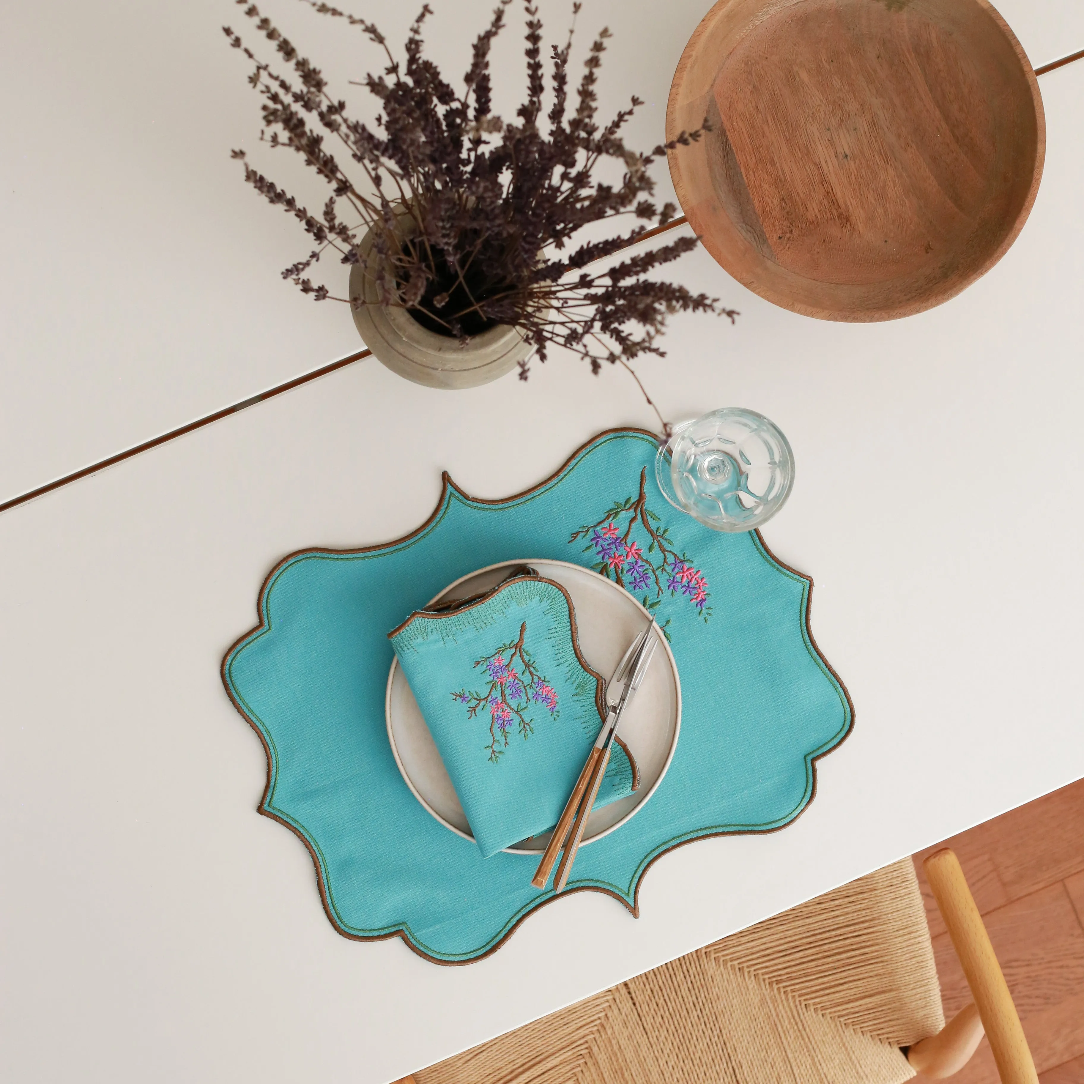Initiis – Cotton Placemats ( Set of 2)