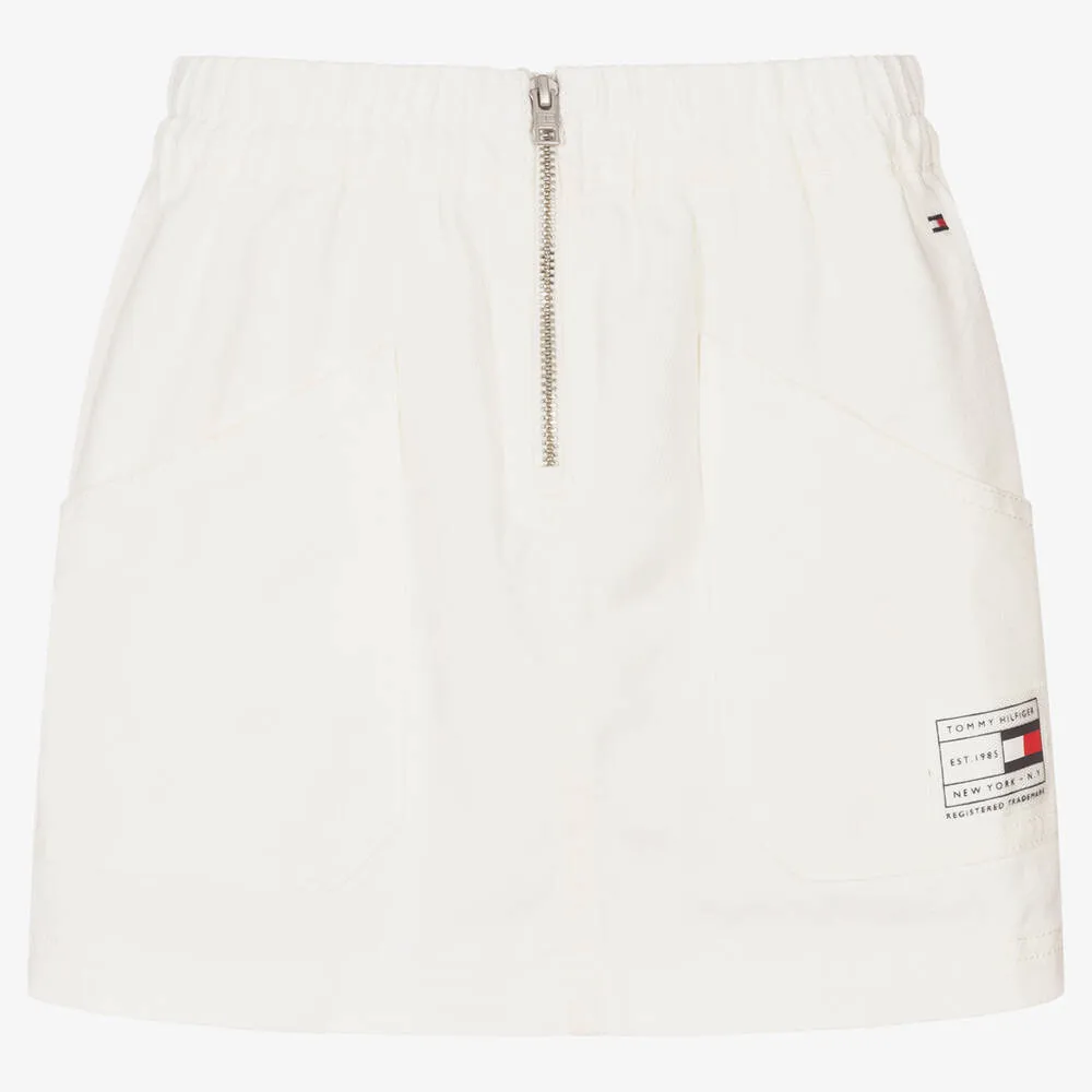 Ivory Organic Cotton Skirt