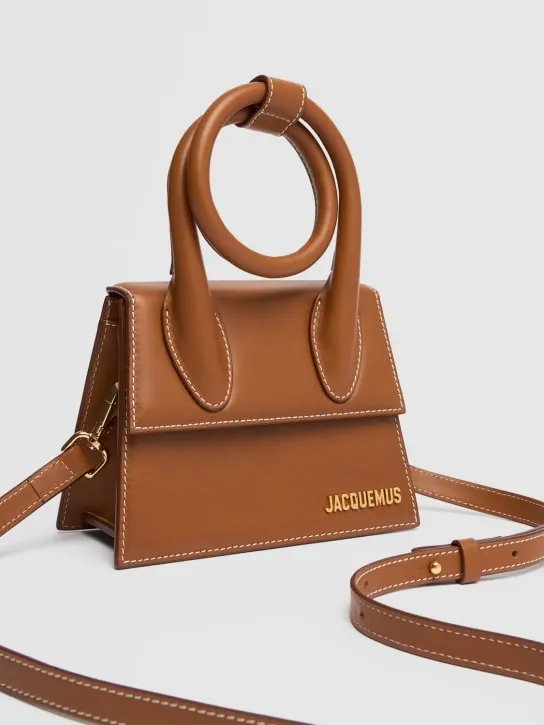 Jacquemus   Le Chiquito Noeud smooth leather bag 