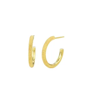 Jaya Yellow Gold Hoops