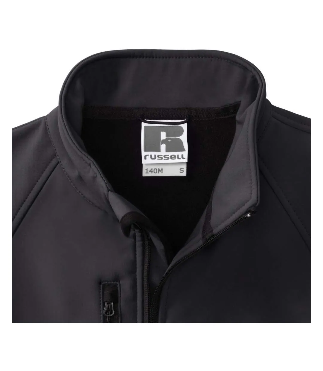 Jerzees Colors Mens Water Resistant & Windproof Softshell Jacket (Black) - UTBC562
