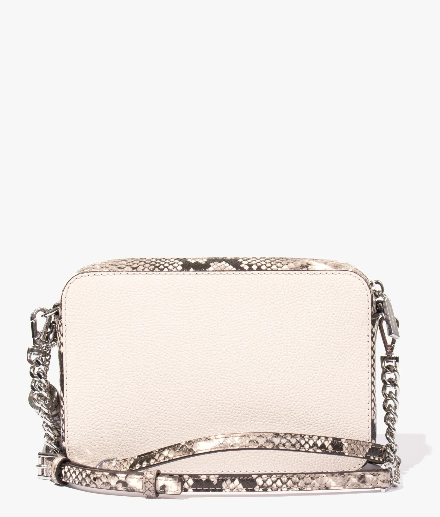 Jet set camera bag in light cream