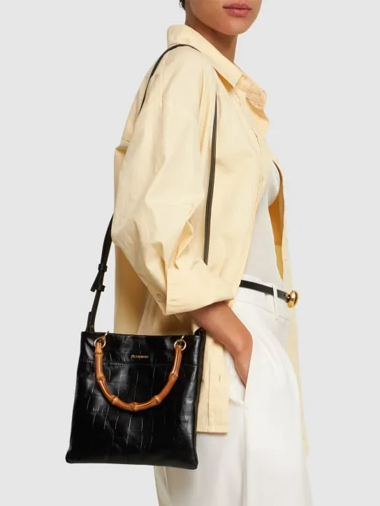 Jil Sander   Small leather top handle bag 