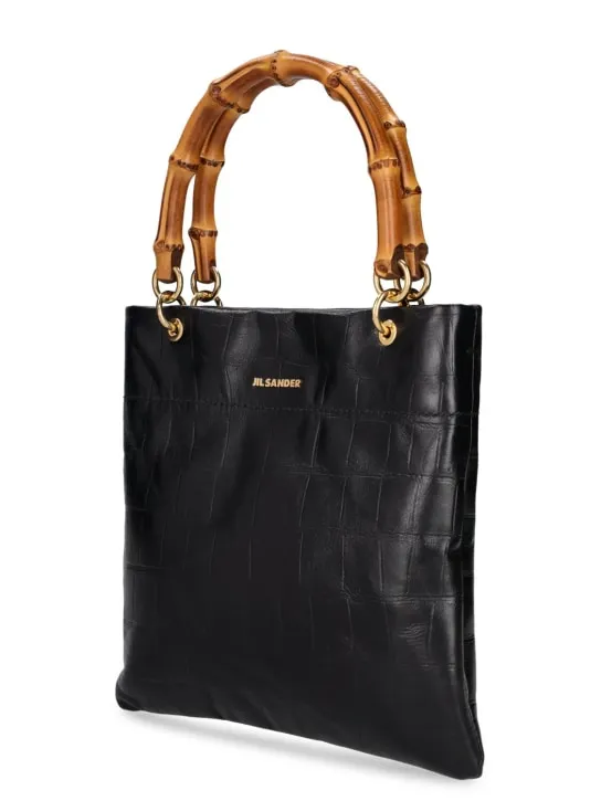 Jil Sander   Small leather top handle bag 