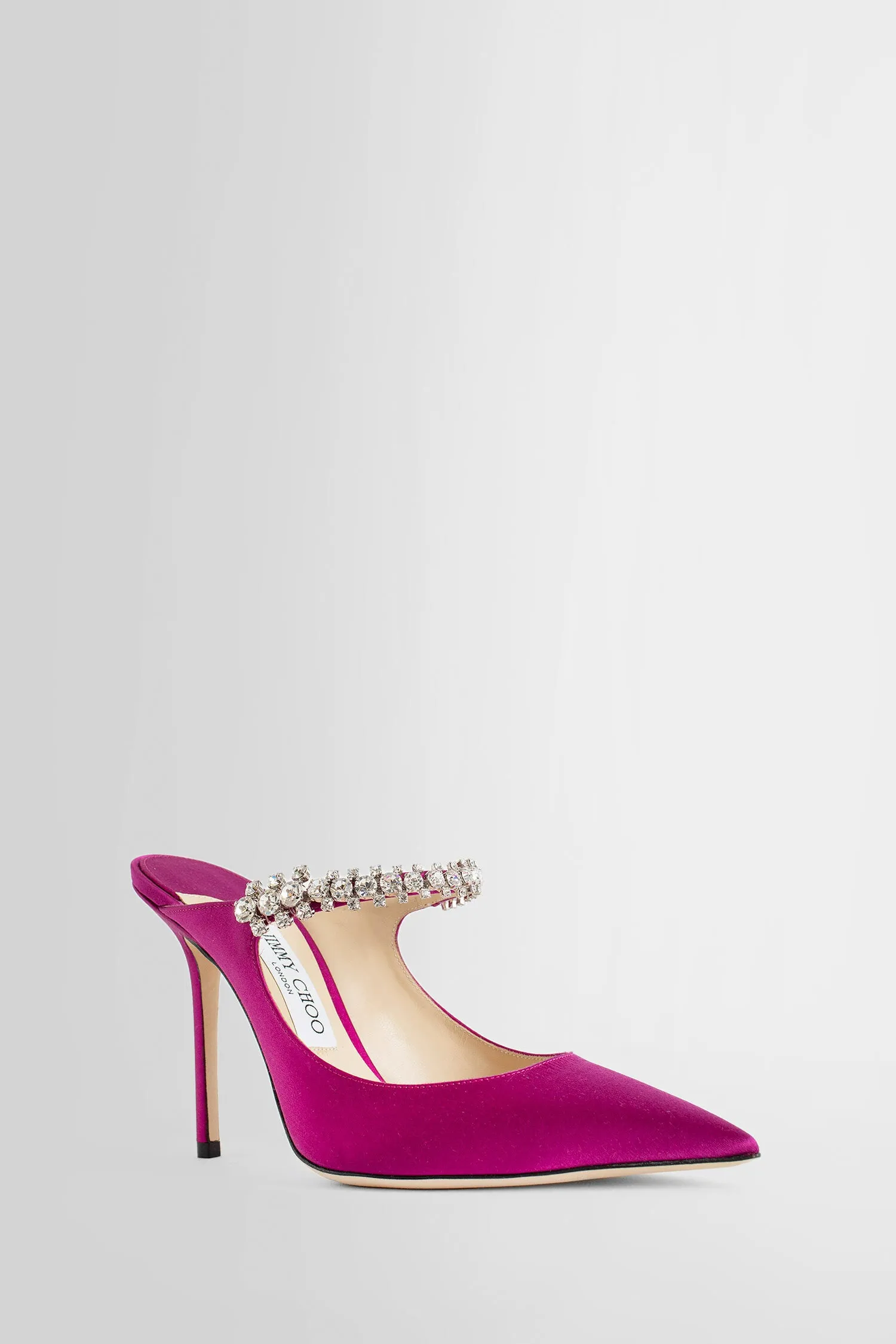 jimmy choo bing satin 100 mules