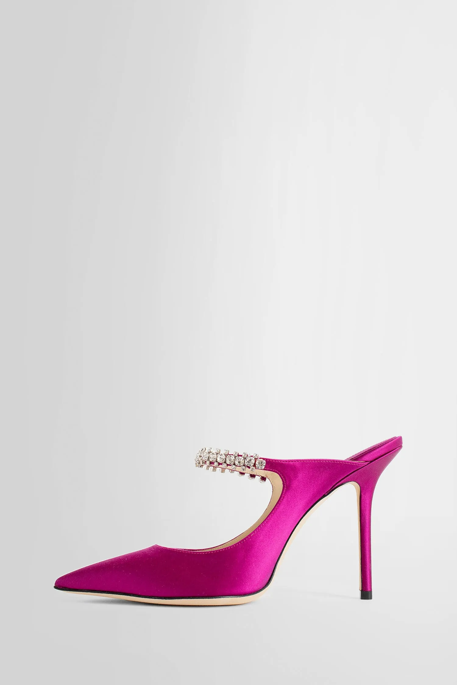 jimmy choo bing satin 100 mules