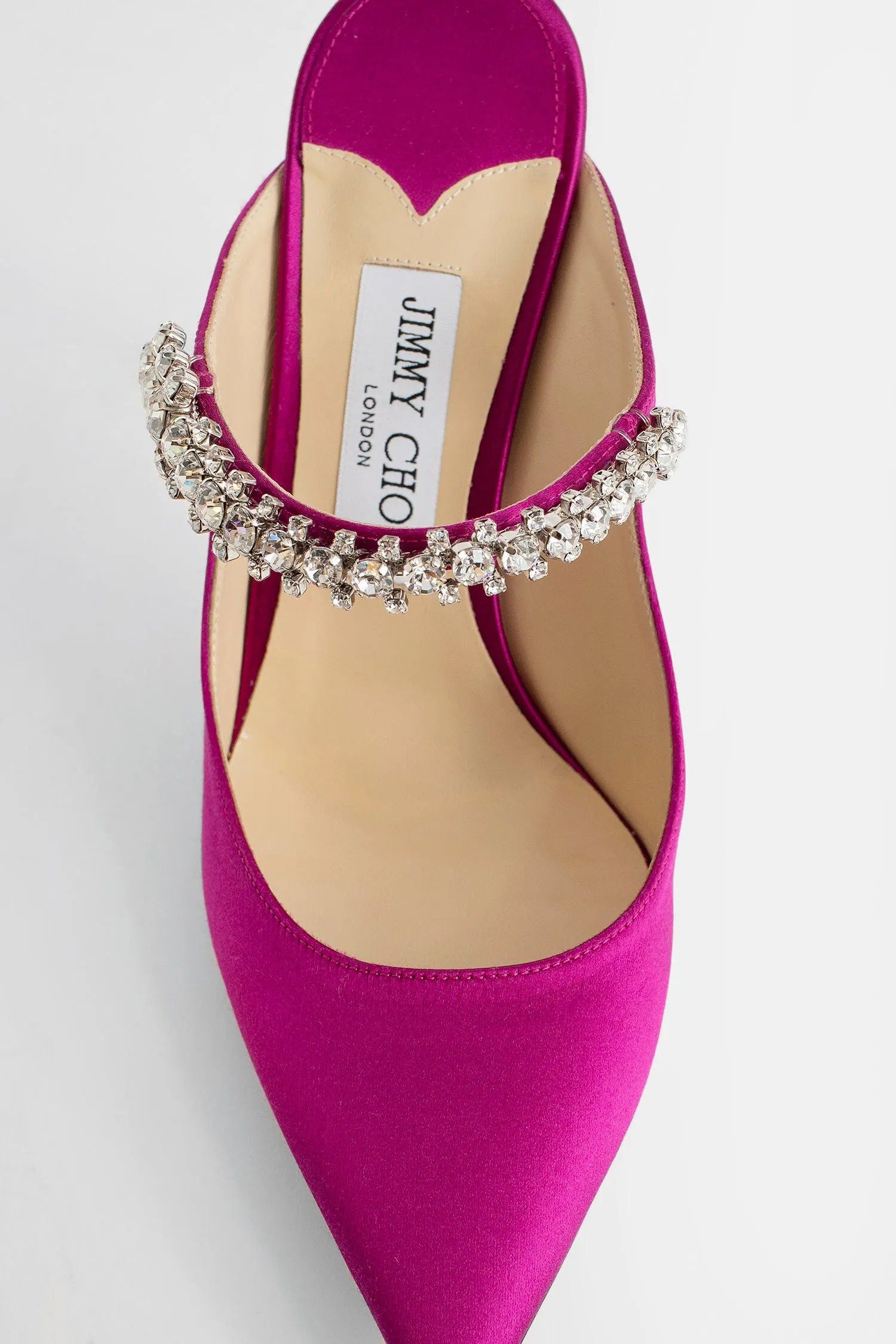 jimmy choo bing satin 100 mules