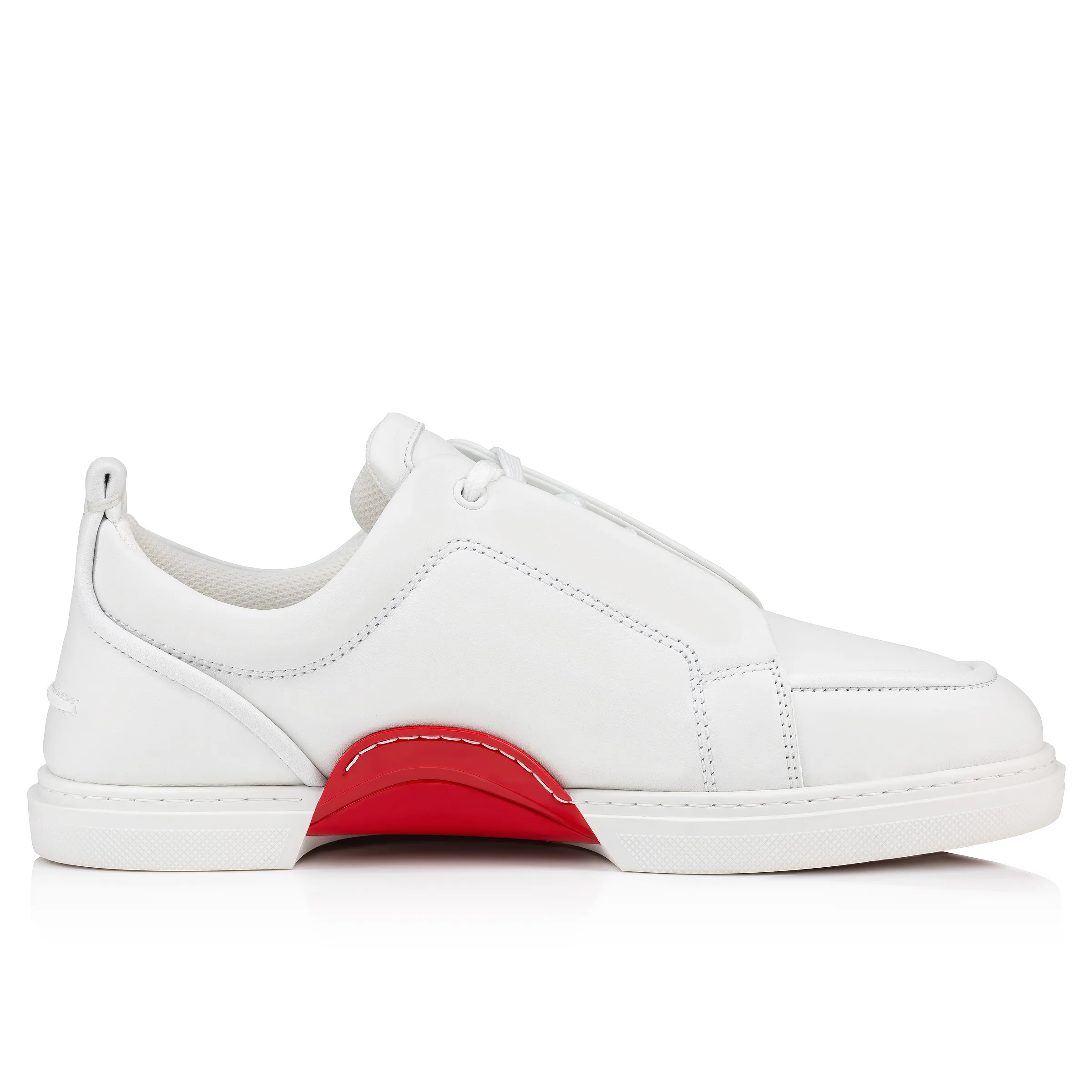 Jimmy Sneakers - Calf leather and nappa leather - White - Men