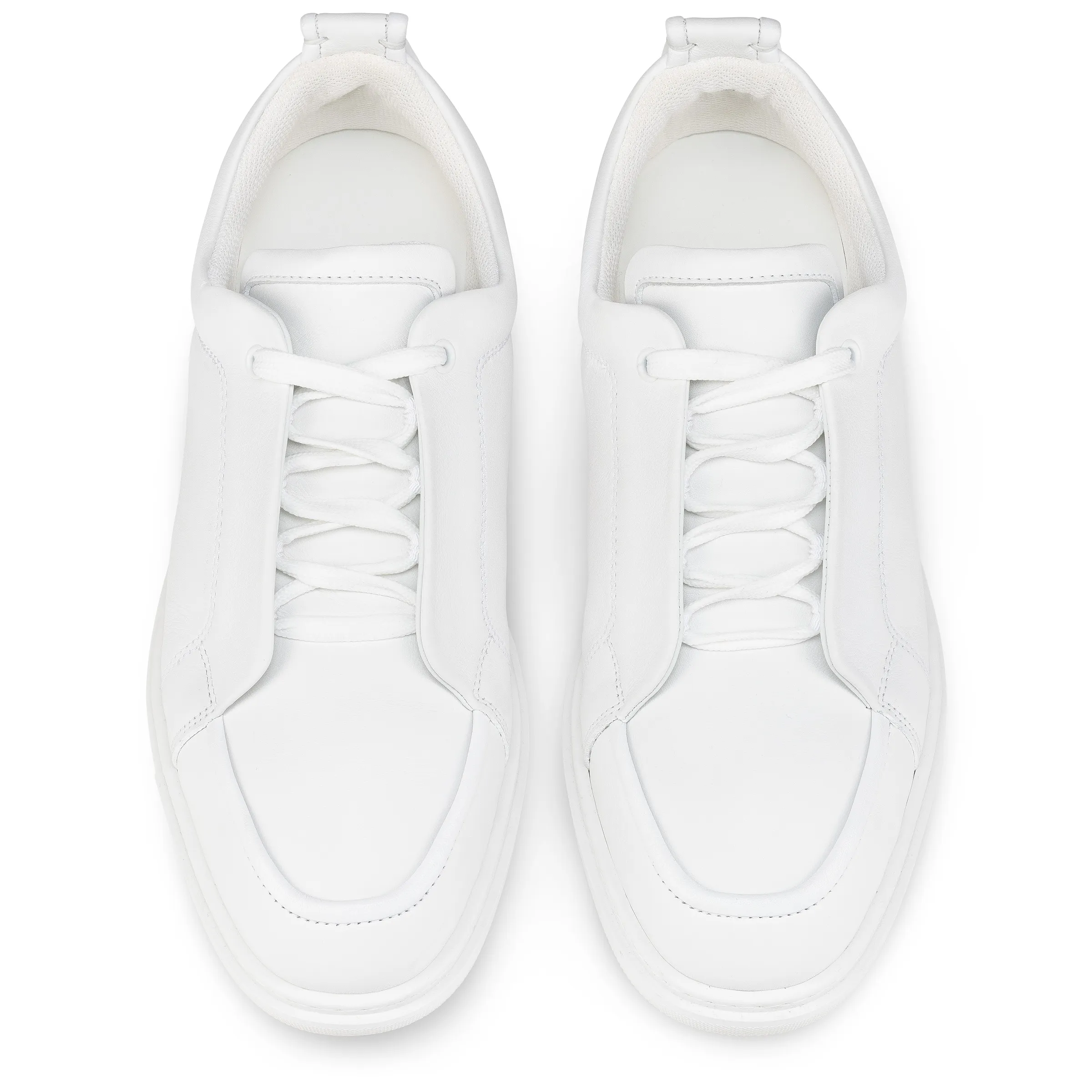 Jimmy Sneakers - Calf leather and nappa leather - White - Men