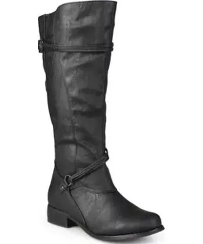 Journee Collection Women's Wide Calf Harley Boot