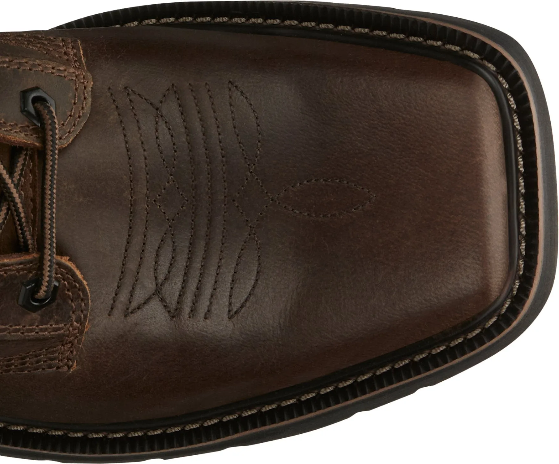 Justin Men's Pulley Aged Brown Lace-Up Work Boot SE681
