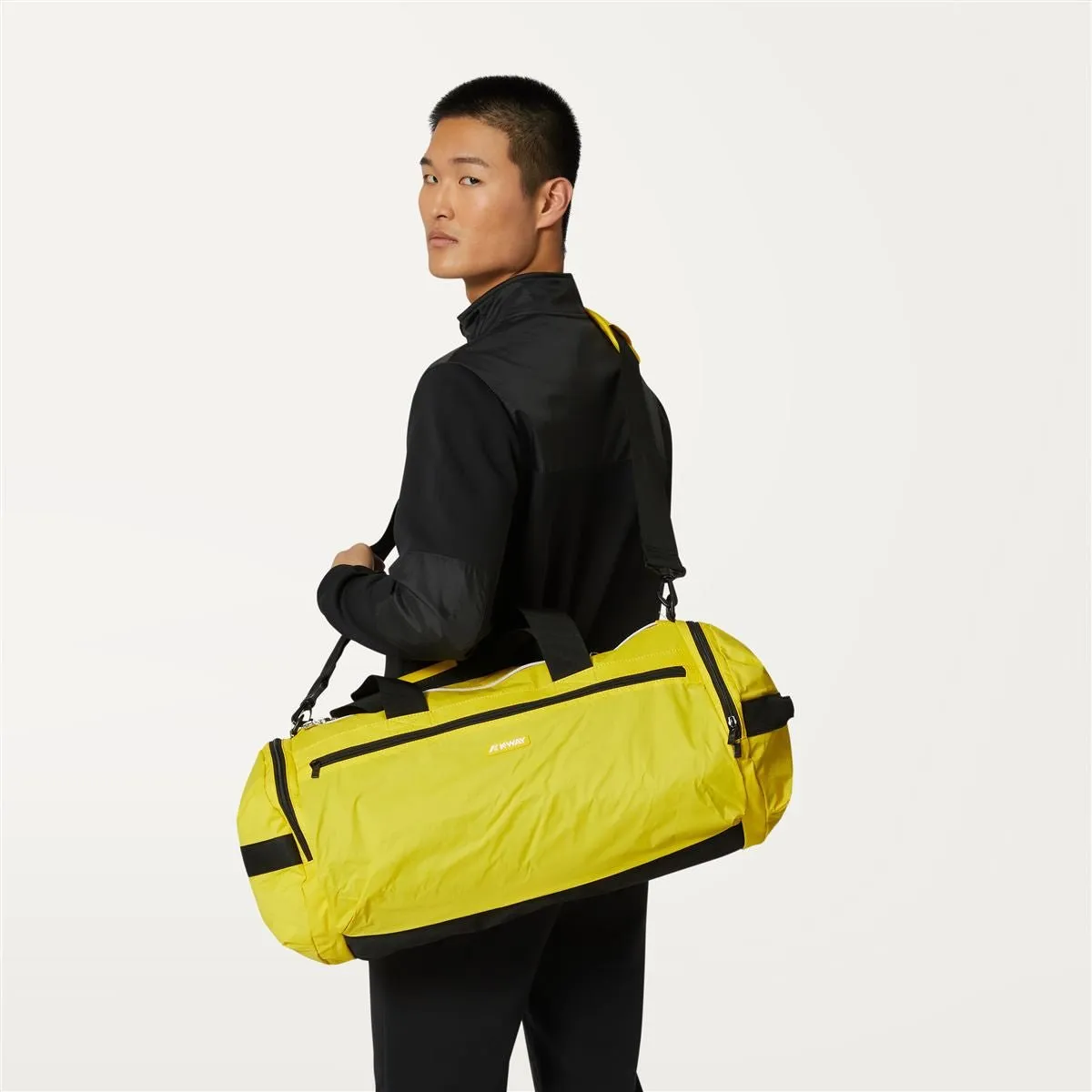 K Way - Sac de voyage MAREVILLE M Yellow Dark