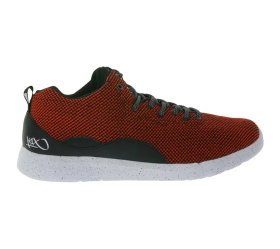 K1X | Kickz RS 93 X-Knit sneakers lifestyle da uomo, scarpe stringate leggere 1161-0307/6000 rosso