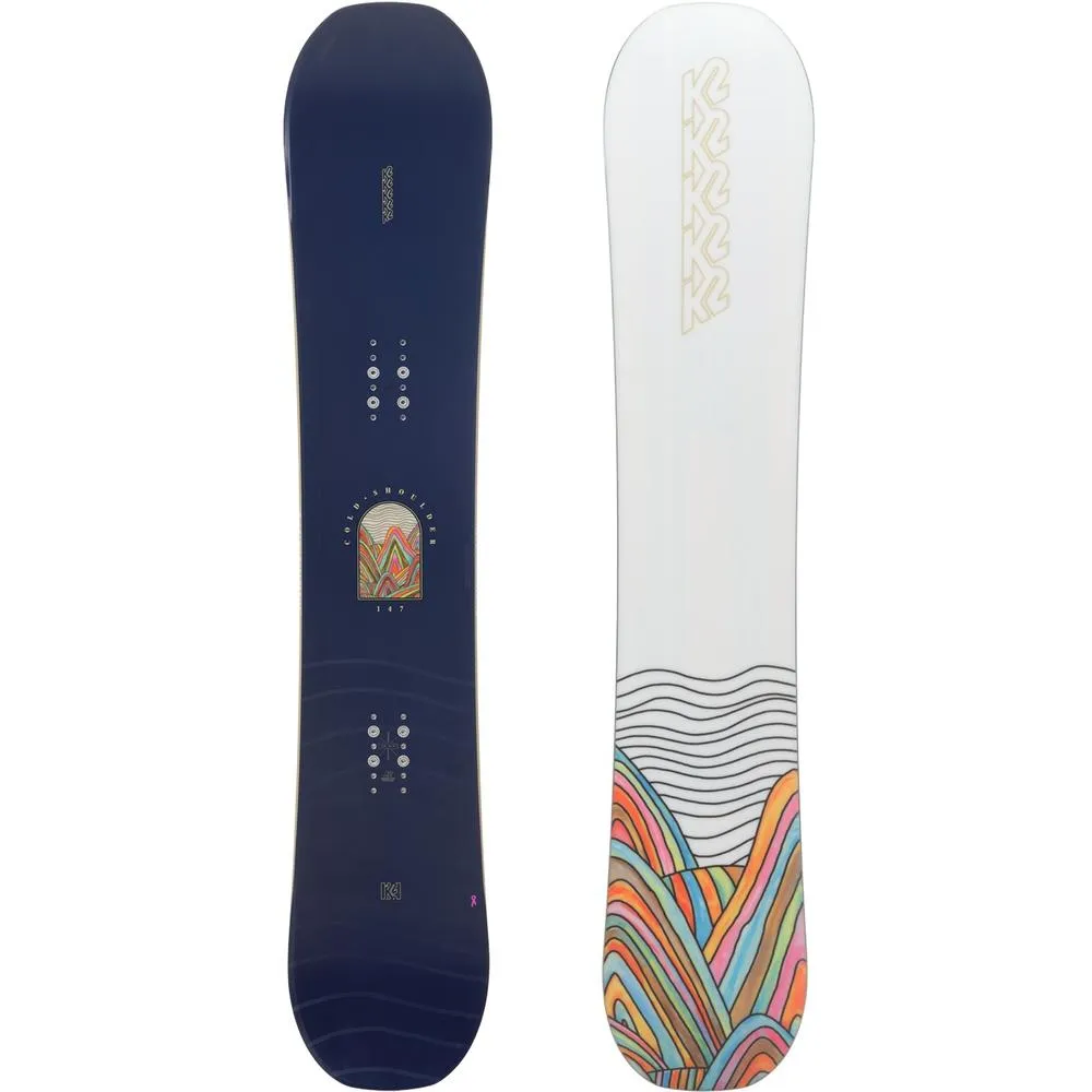 k2 cold shoulder snowboard - women's