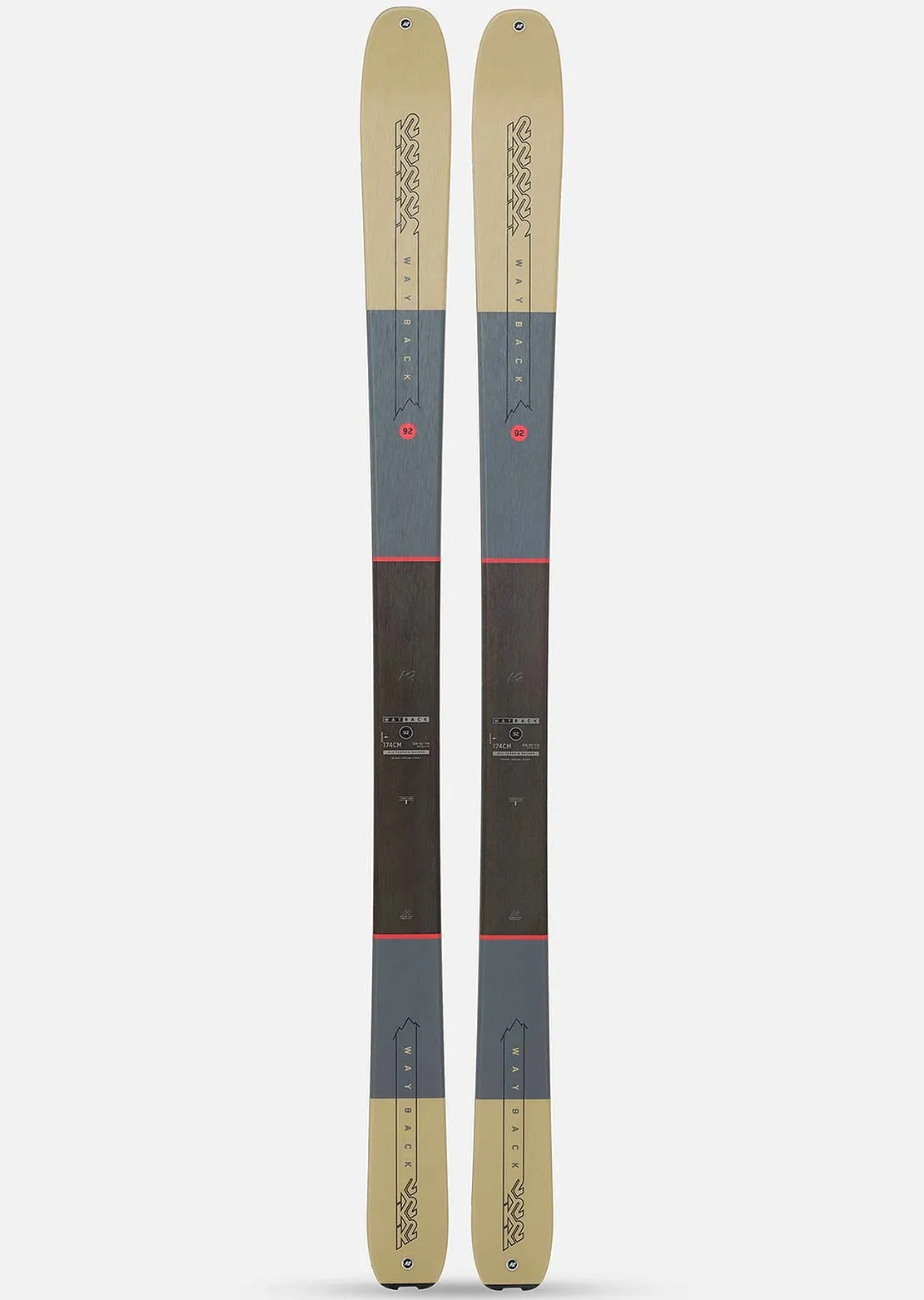 K2 Men's Wayback 92 Ski