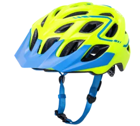 Kali Chakra Plus Reflex MTB Helmet - Matt Fluro Yellow-Blue