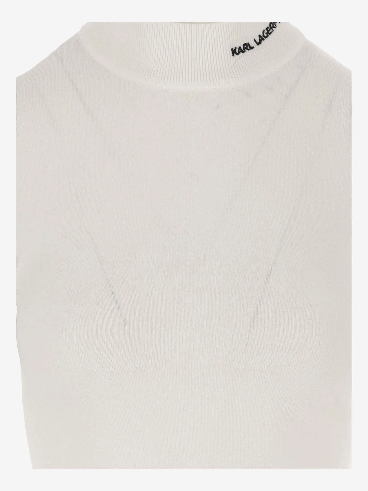 Karl Lagerfeld    Karl Lagerfeld Stretch Viscose Pullover With Logo