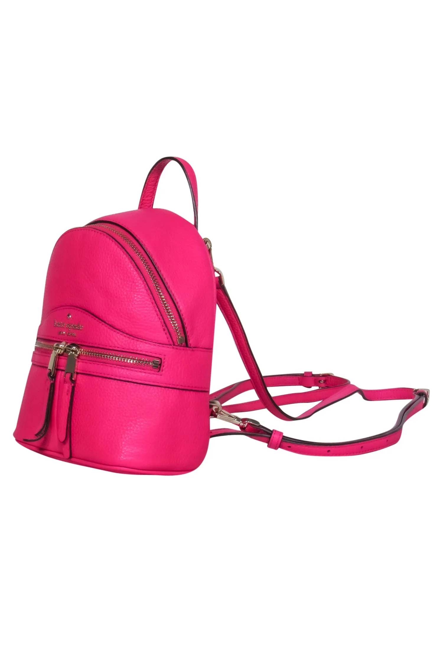 Kate Spade - Fuchsia Textured Leather Mini Backpack