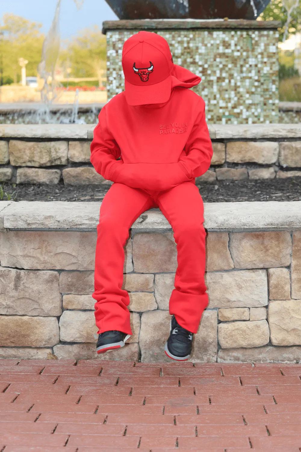 Kids Hoodie Stacked Fleece Bundle (Red)