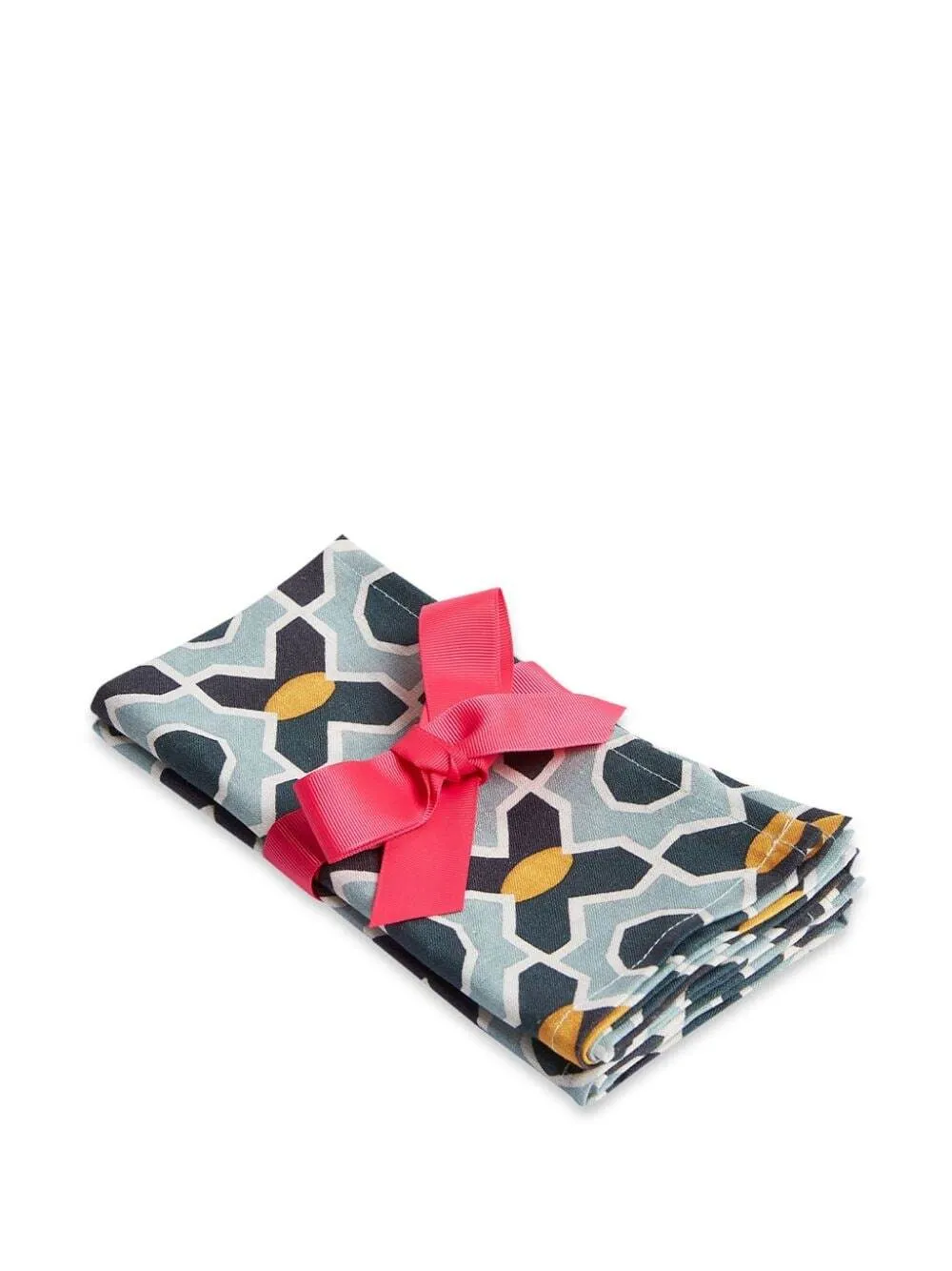 La DoubleJ Plaza linen napkins (set of two) - Blue