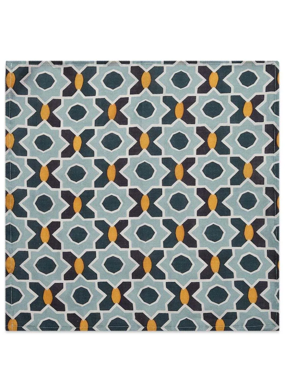 La DoubleJ Plaza linen napkins (set of two) - Blue