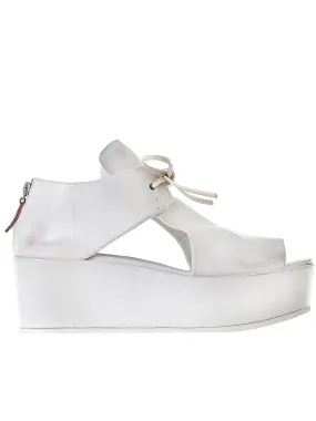 Lace-Up Platform Shoes (MW4300-WHITE)