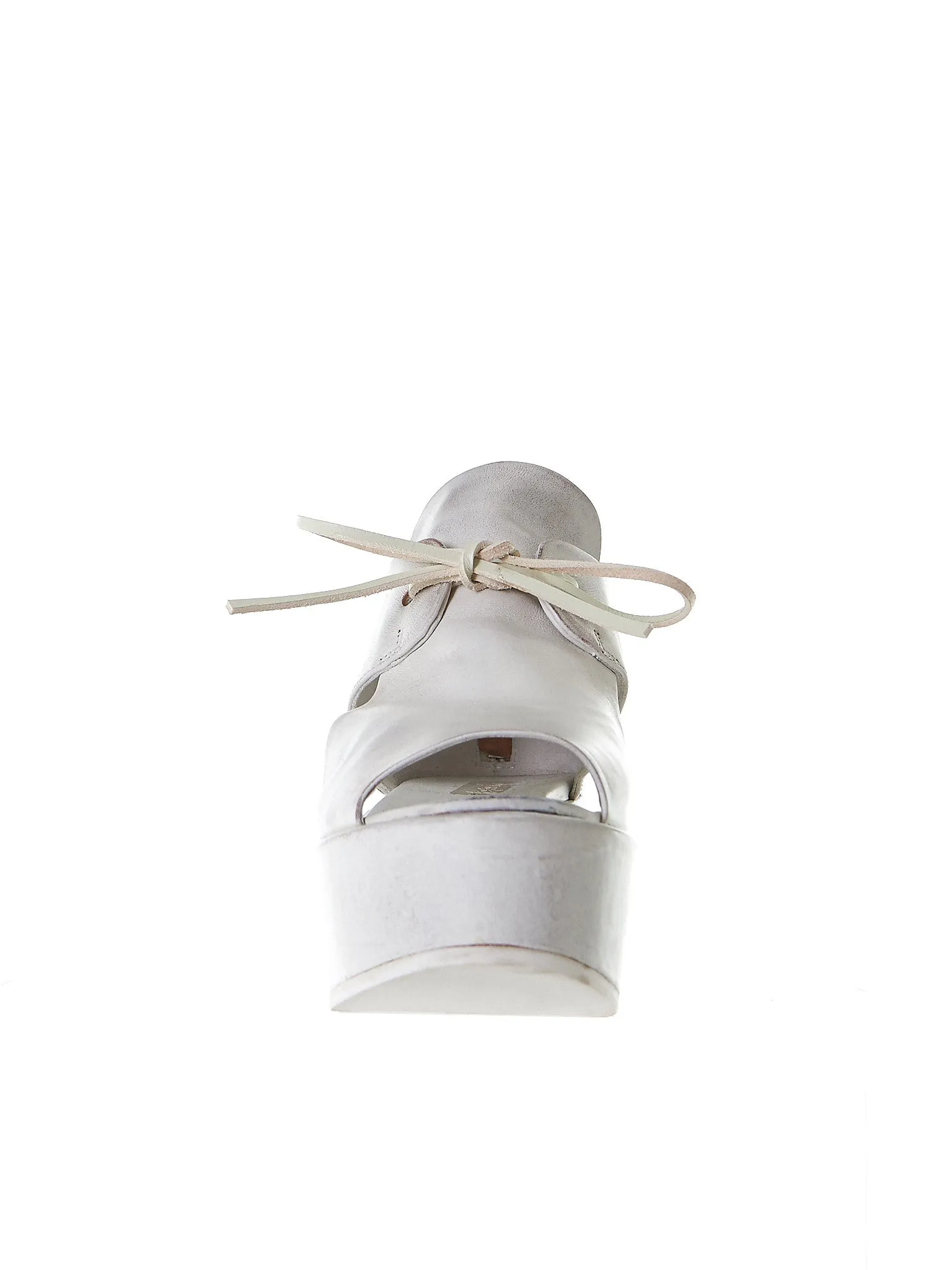 Lace-Up Platform Shoes (MW4300-WHITE)