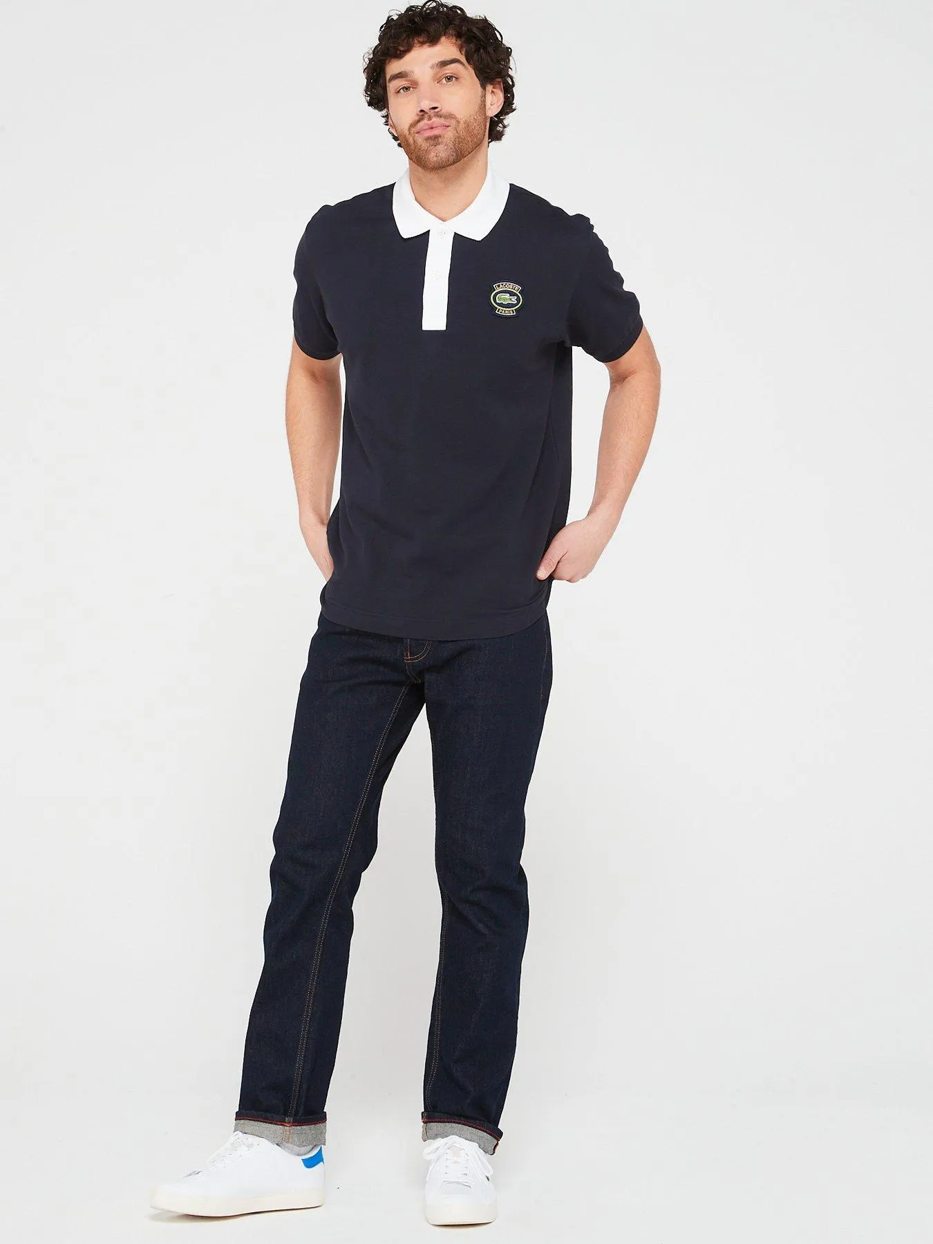 Lacoste Heritage Badge Polo Shirt - Navy