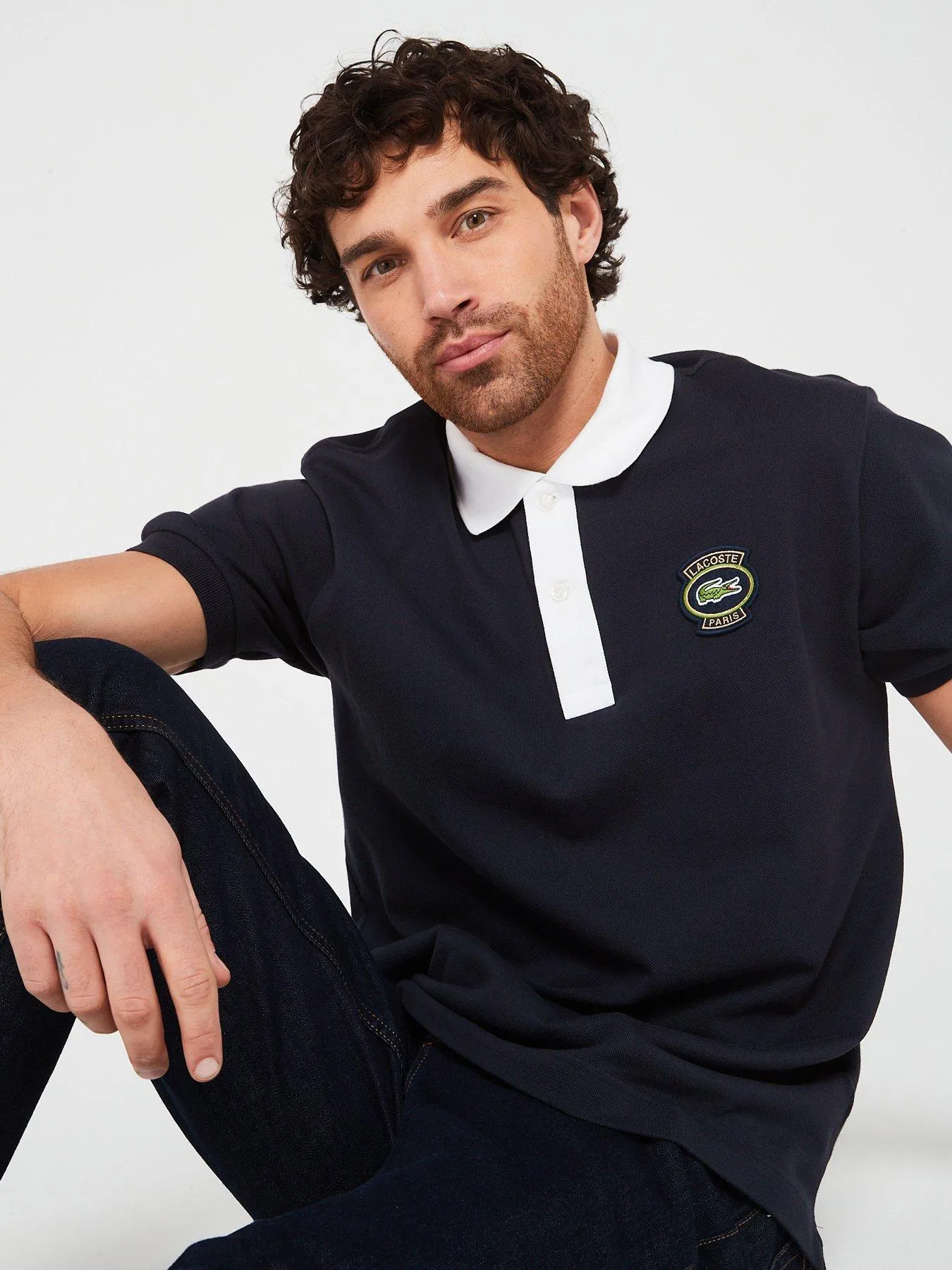 Lacoste Heritage Badge Polo Shirt - Navy