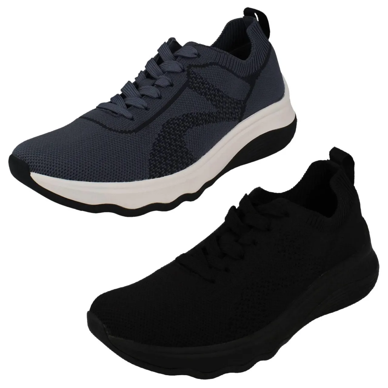 Ladies Clarks Lace Up Trainer - Circuit Tie
