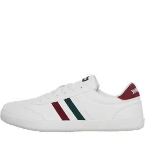 Lambretta Mens Vulkan Trainers White PU