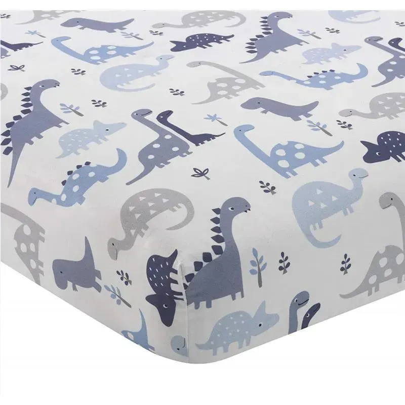 Lambs & Ivy - Fitted Crib Sheet, Roar