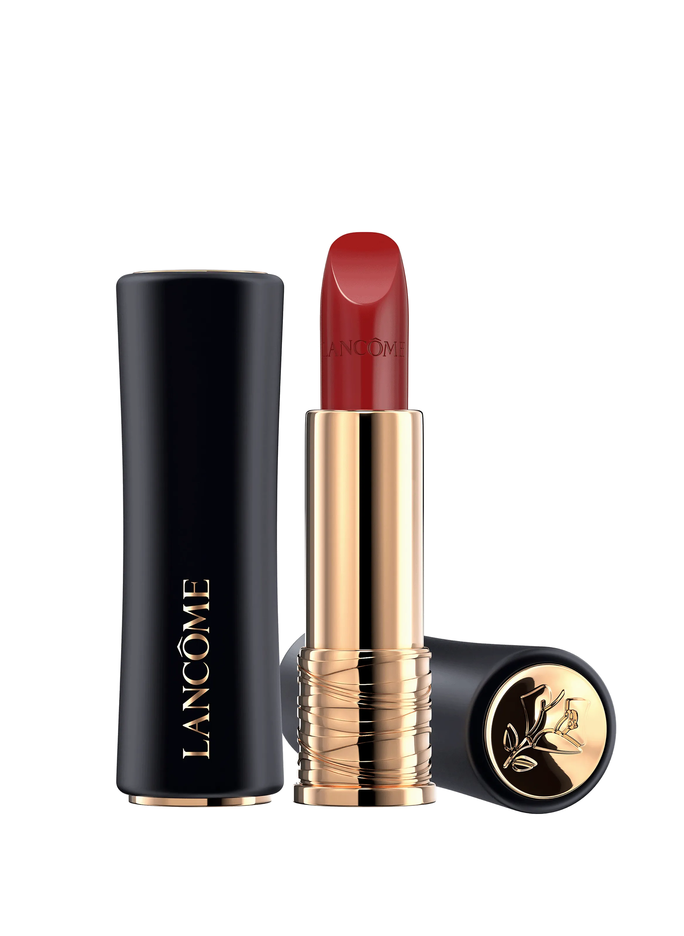 Lancome  LAbsolu Rouge Cream satin lipstick - Long-lasting hydration and comfort - Red