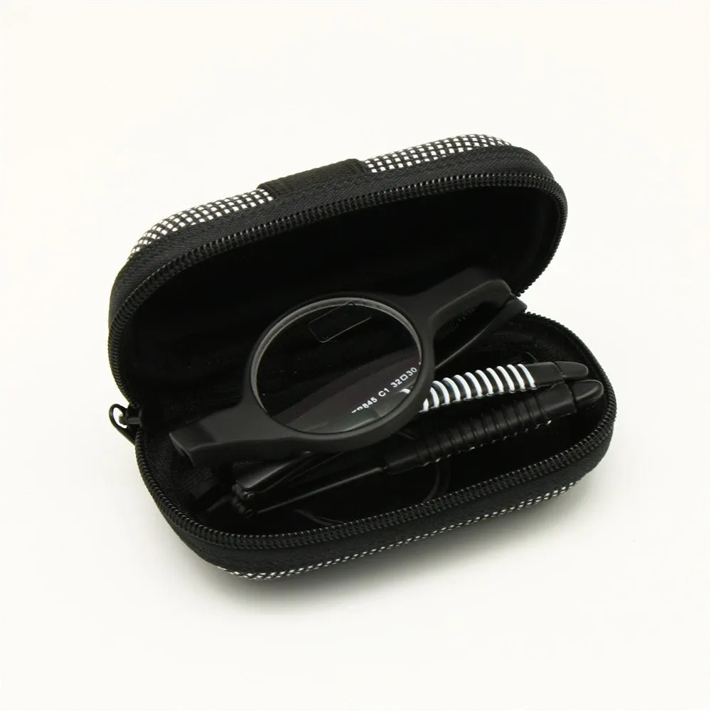 Lentes Oftálmicos Plegables para leer armazón Doblable Hipster 32mm flexible anti-caída Redondos Harry Potter Zolman Vintage Ret