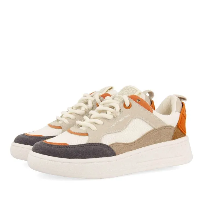 Lepaud boys off white sneakers with thick soles