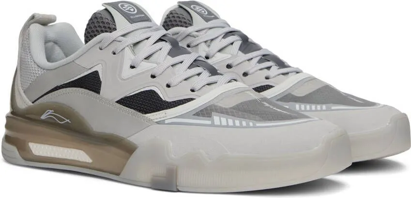 Li-Ning Gray Erik Ellington Edition Skateboarding Pro Sneakers