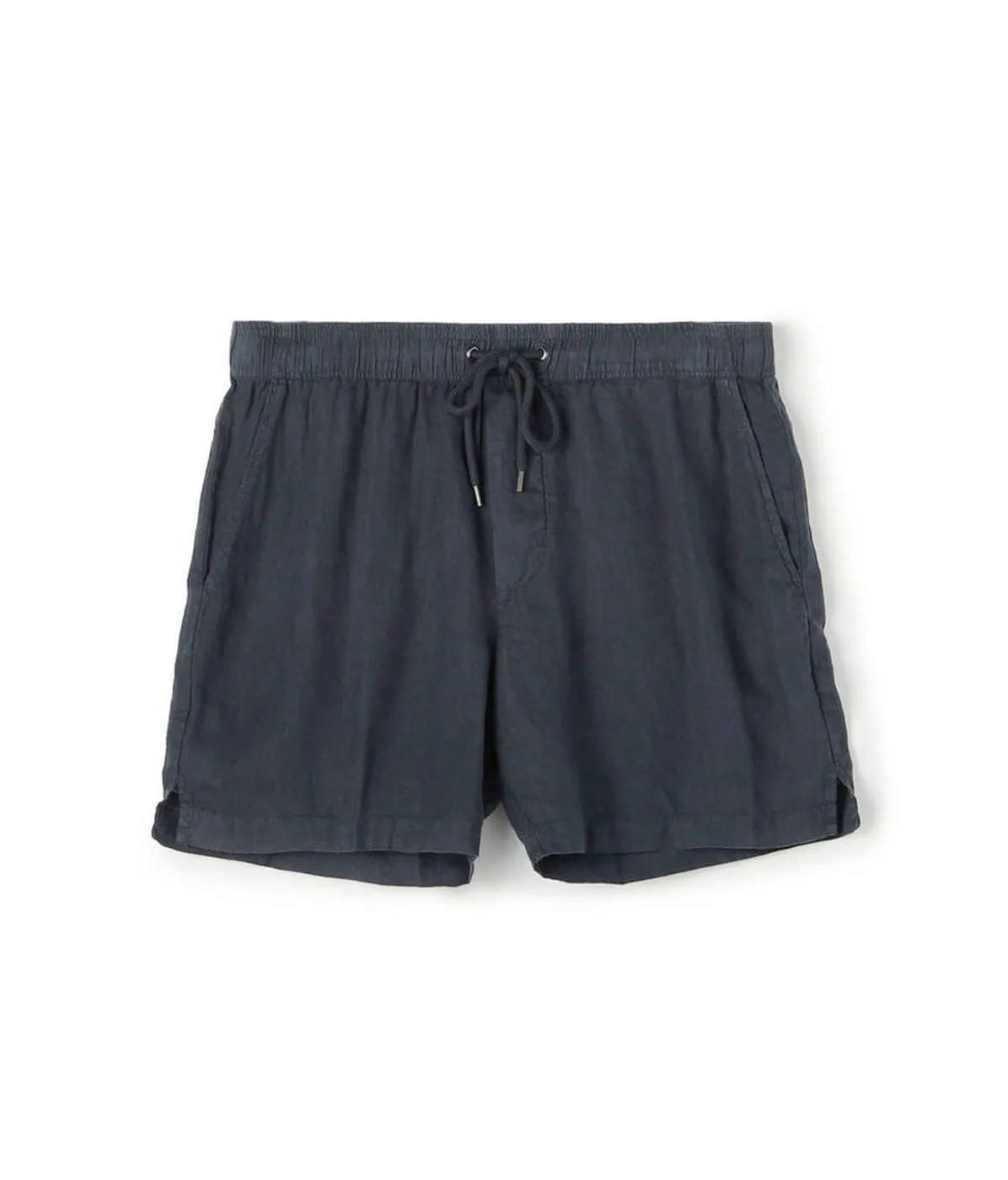 Lightweight Linen Short-Black