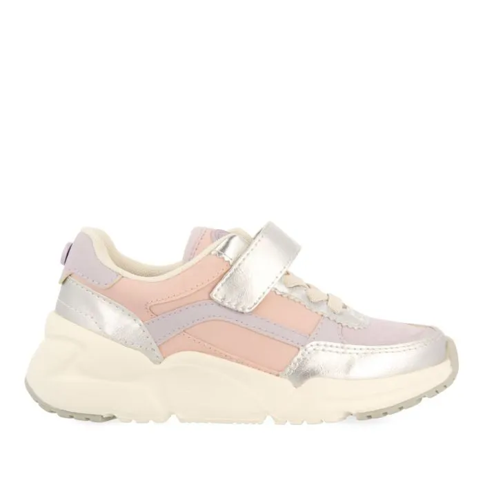 LILAC SNEAKERS WITH PINK DETAILS AND METALLIC ACCENTS FOR GIRLS AND BOYS NASICE