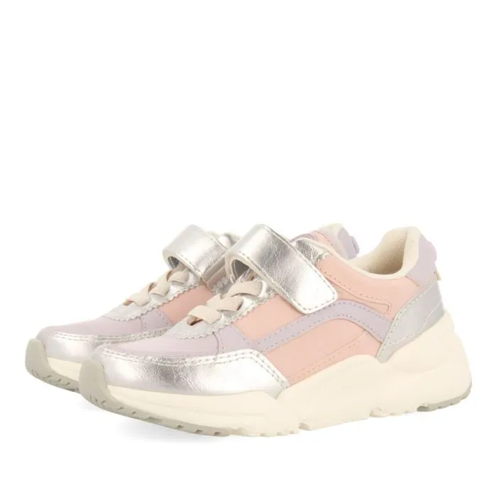 LILAC SNEAKERS WITH PINK DETAILS AND METALLIC ACCENTS FOR GIRLS AND BOYS NASICE