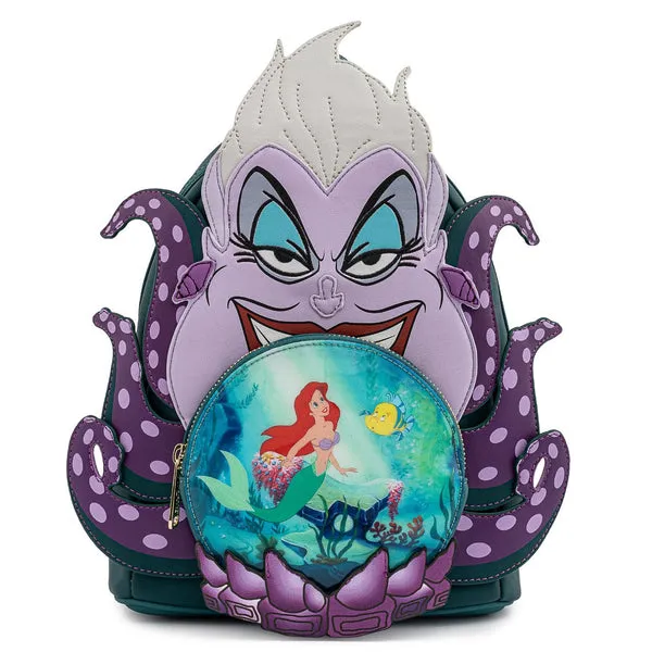 Loungefly x Disney Villains Ursula Crystal Ball Mini Backpack