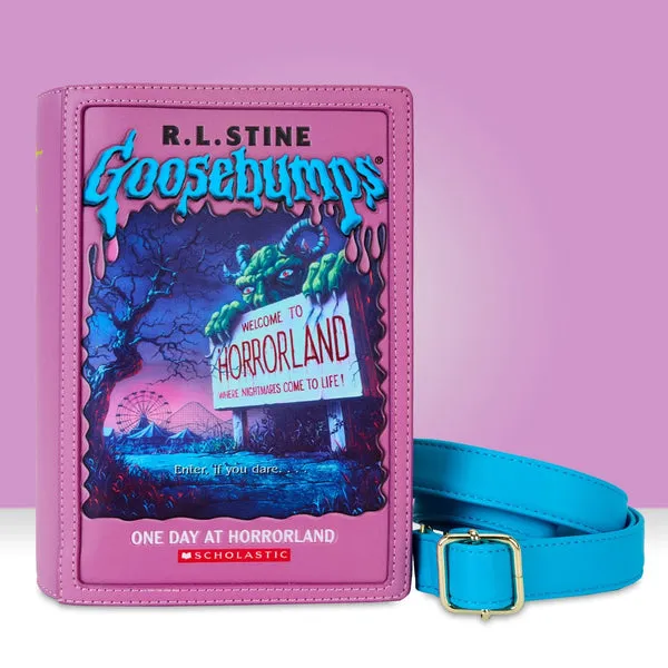 Loungefly x Goosebumps One Day at Horrorland Book Crossbody Bag