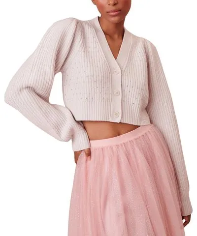 LoveShackFancy Auden Wool & Cashmere-Blend Cardigan