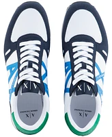 Macy's A|X Armani Exchange Men's Rio Classic Logo Lace-Up Sneakers