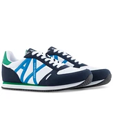 Macy's A|X Armani Exchange Men's Rio Classic Logo Lace-Up Sneakers