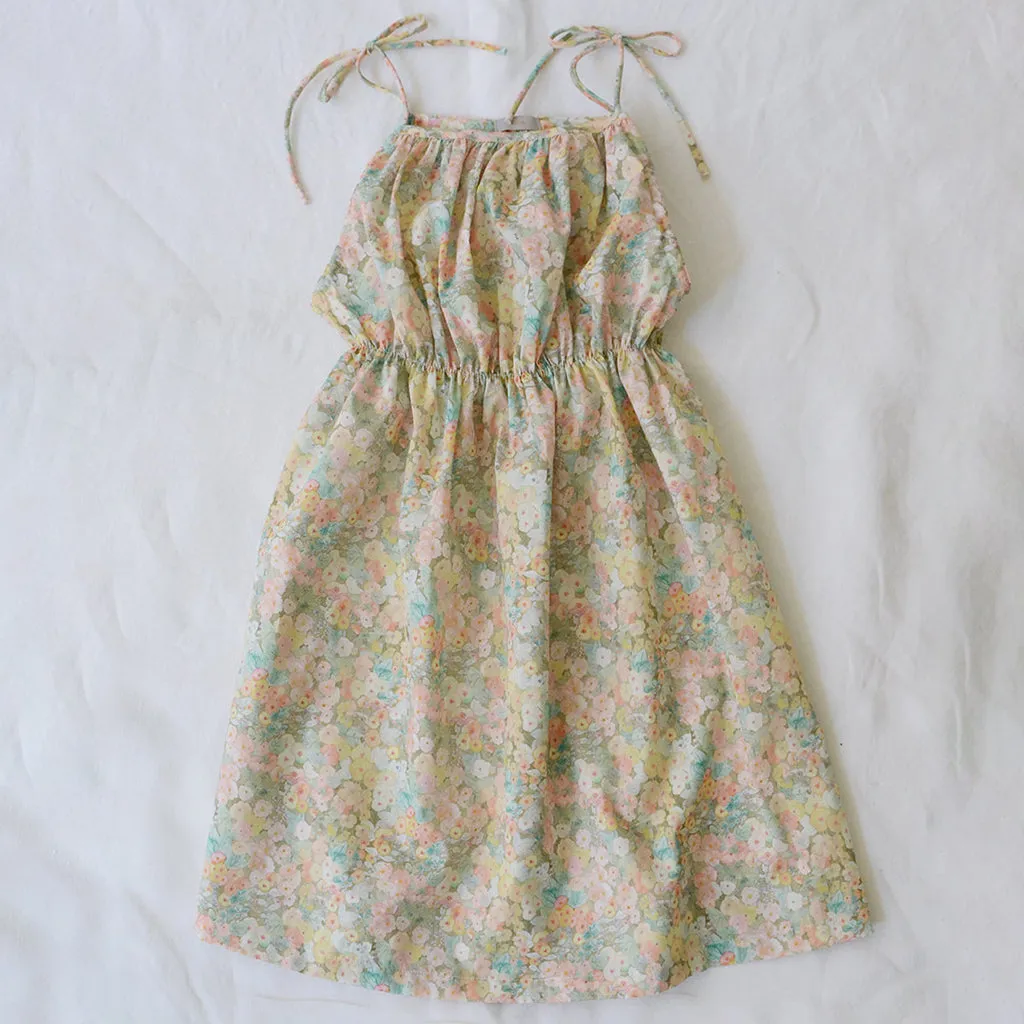 Makié Child Esme Sundress Yellow Flowers