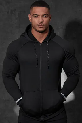 Man Active Gym Performance Zip Through Hoodie | boohooMAN UK